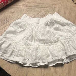 Abercrombie & Kids:  White Eyelet Girl’s Skirt